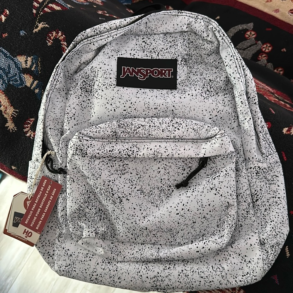 Jansport Speckled Ashbury Backpack Black white Uni